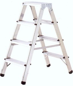 Doppelstufenleiter Aluminium 2x5 Stufen
