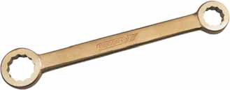 Doppelringschlüssel gerade Funkenfrei SW 20 x 22 mm - GED012