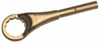 Zugringschlüssel gekröpft Funkenfrei SW 24 mm - GED027