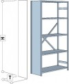 Seitenwand HxT 2000 x 1000 mm