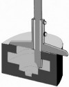 Tiefen-Messschieber 200 mm VOGEL