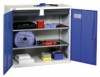 Flügeltürschrank (Werkstattschrank) HxBxT 1000x800x380 mm/Lichtgrau-Enzianbau