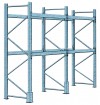 Palettenregal HxLxT 2500x (2700) 5400 x1030 mm