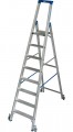 Stabilo® Professional Stufen-StehLeitern, fahrbar mit RollStopp-System