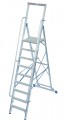 Stabilo® Professional Stufen-StehLeitern, fahrbar mit grosser Standplattform