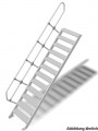 Stabilo® Treppen, Aluminium - Neigung 60° - Stufenbreite 60, 80, 100 cm