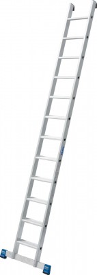 Stabilo® Professional Stufen-AnlegeLeiter, einteilig - Alu - Arbeitshöhe 4.10 m - 1 x 12 Stufen