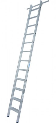Stabilo® Professional Stufen-RegalLeiter, einhängbar - Alu - 1 Paar Einhängehaken - Arbeitshöhe 4.10 m - 1 x 12 Stufen