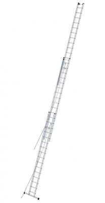 Stabilo® Professional Sprossen-SeilzugLeiter, dreiteilig - Alu - Arbeitshöhe 11.35 m - 3 x 16 Sprossen