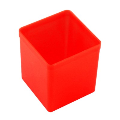 EcoSystem 2B1 Kunststoffbox rot 54x54x63 mm