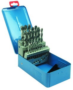 HSS-GK-Spiralbohrer profilgeschliffen 1-13 mm, in Profi-Metallkassette