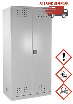 METEC Chemikalienschrank HxBxT 1920x920x580 mm Lichtgrau/Lichtgrau