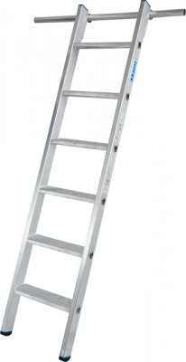Stabilo® Professional Stufen-RegalLeiter, einhängbar - Alu - 1 Paar Einhängehaken - Arbeitshöhe 2.70 m - 1 x 6 Stufen