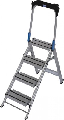 Stabilo® KlappTreppe, mit Haltebügel - Arbeitshöhe 2.90 m - 1 x 4 Stufen