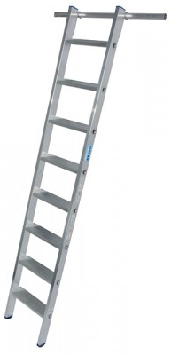 Stabilo® Professional Stufen-RegalLeiter, einhängbar - Alu - 1 Paar Einhängehaken - Arbeitshöhe 3.15 m - 1 x 8 Stufen