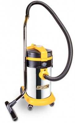 fortec WD/36I Industriesauger Nass/Trocken - Chromstahl - Luftleistung 71 l/s - Saugleistung 235 mbar - Leistung 1250 W - 230 V