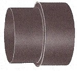 Kaminrohr-Reduktion Ø 150 mm auf Ø 120 mm
