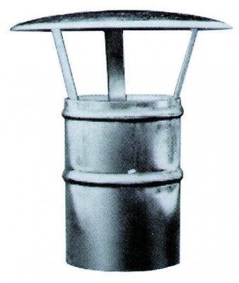 Kaminrohr-Hut aus Inox - Ø 150 mm