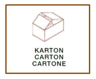 Kleber KARTON - HxB 200x250 mm