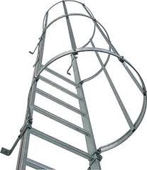 Stabilo® SteigLeiter einzügig, Stahl verzinkt, nach DIN EN-14122-4 - Steighöhe bis 9.52 m