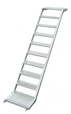 Stabilo® Treppe Aluminium für Serie 5500 - L x B 2.00 x 0.63 m