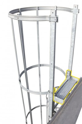Stabilo® Ausstiegstritt, Stahl verzinkt - Spaltmass 150 mm