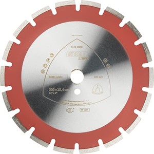 Klingspor DT 602 B Supra Diamantgrosstrennscheibe für Fugenschneider - 450 x 25.4 mm, weit verzahnt