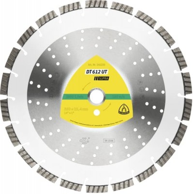 Klingspor DT 612 UT Supra Diamantgrosstrennscheibe für Motortrennschleifer & Tischsägen & Fugenschneider - 300 x 20 mm