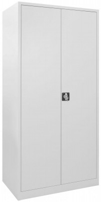 METEC Flügeltürschrank H1950xB920xT600 mm Lichtgrau/Lichtgrau
