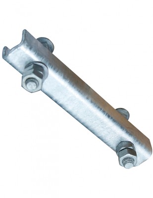 Stabilo® Schienenbefestigung für Leiternsprossen, Stahl verzinkt - Sprossentiefe 25-35 mm