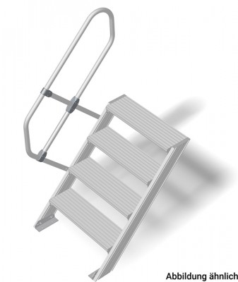 Stabilo® Treppe - Neigung 45° - Stufenbreite 80 cm - Höhe 0.65-0.86 m - 1 x 4 Stufen