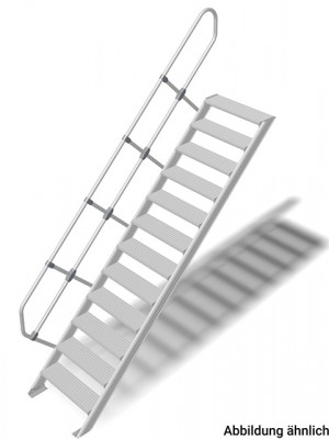 Stabilo® Treppe - Neigung 60° - Stufenbreite 100 cm - Höhe 2.75-3.00 m - 1 x 12 Stufen