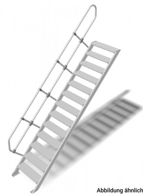 Stabilo® Treppe - Neigung 60° - Stufenbreite 60 cm - Höhe 3.00-3.25 m - 1 x 13 Stufen