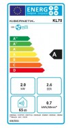 KL70 Mobiles Klimagerät (80m³) 2'000W zum Kühlen, Lüften, Entfeuchten