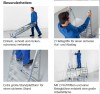 Stabilo® Professional ProfiTritt, Aluminium - Arbeitshöhe 2.95 m - 1 x 4 Stufen