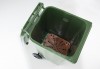 240 Liter Kompostbehälter grün mit Deckel & Rädern