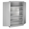 METEC Flügeltürschrank XL-B H1920xB1100xT380 mm Lichtgrau/Lichtgrau