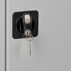 METEC Flügeltürschrank XL-B H1920xB1100xT380 mm Lichtgrau/Lichtgrau