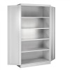 METEC Flügeltürschrank XXL H1920xB1100xT580 mm Lichtgrau/Lichtgrau