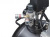 Fortec® AIR-90/420 Kolbenkompressor, 90 l mobil - Schnellkupplungen - Hammerschlag-Lackierung - Ansaugleistung 420 l/min - Druck 10 bar - Leistung 2200 W - 400 V