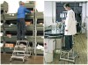 Stabilo® Professional MontageTritt, Aluminium - Arbeitshöhe 2.60 m - 1 x 3 Stufen