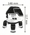 Bosch GLL 3-50 P Kreuzlinienlaser in Karton