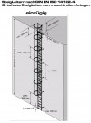 Stabilo® SteigLeiter einzügig, Stahl verzinkt, nach DIN EN-14122-4 - Steighöhe bis 8.40 m