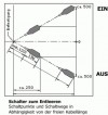 Microstart BIP STOP VS Schwimmerschalter mit Zwischenstecker - für Entleerung - 20 m Kabel