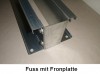 Ständer mit Fuss Typ CL, HxT 2455x1000/1000 mm TK 1600 kg - für doppelseitiges Kragarmregal