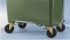 770 Liter Kunststoffcontainer Blau mit Fusspedal