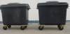 Kupplung komplett für 660/770 Liter Kunststoffcontainer - lose geliefert