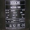 DAB Nova 180 MNA Schmutzwasser Tauchmotorpumpe ohne Schwimmschalter - 5000 l/h - Fh 5.0 m - 0.5 bar - 0.19 kW - 1 x 230 V