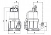 DAB Nova Salt W M-A Pumpe für Salzwasser mit Start / Stopp-Schwimmerschalter - 7500 l/h - Fh 6.0 m - 0.6 bar - 0.28 kW - 230 V