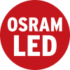 LED-Strahler Alcinda 1050 PIR, IP44 - 10 W / 1010 lm / 3000 K warmweisse Lichtfarbe / 230 V - Bewegungsmelder